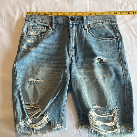 $90 Blank NYC Size 25 Distressed High Waist Jean Denim Shorts - Picture 6 of 12